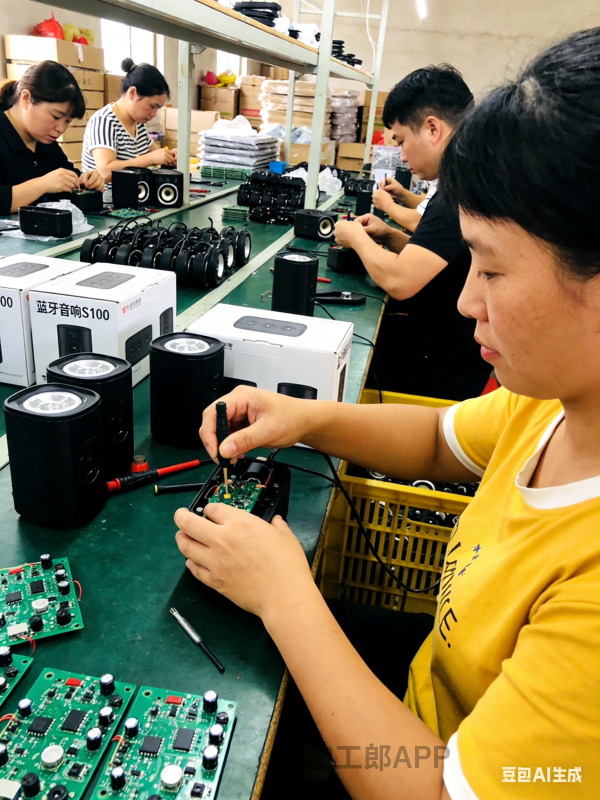 灯<font color=red>饰品</font>迷你风扇蓝牙音响组装外发加工