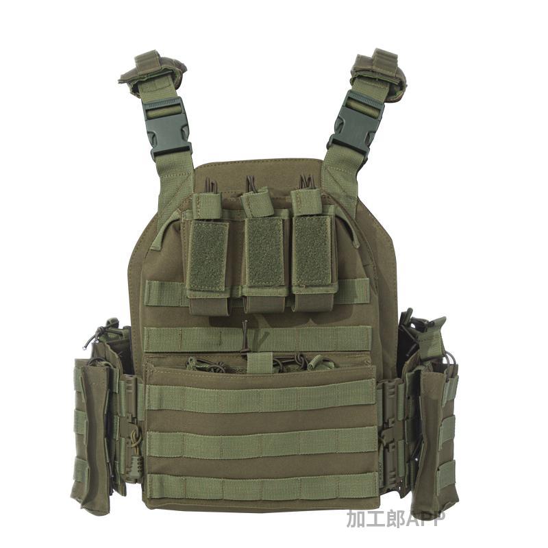 承接战术背心全防护防弹衣外皮加工