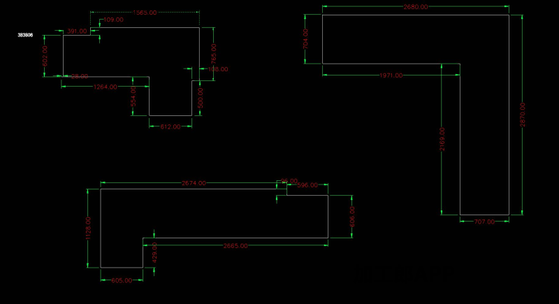 石材岩板切割 建筑装修CAD 代画